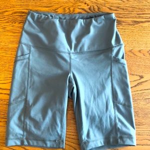 Stone blue yogalicious bike shorts